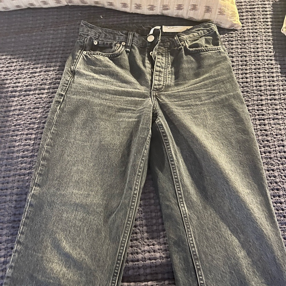 Rag & Bone Gray Straight Leg Jeans